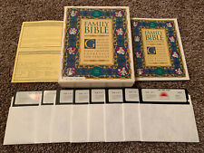 Family Bible - 1992 PC Computer King James Candlelight Software COMPLETE in Box picture