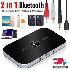 2IN1 Bluetooth 5.0 Receiver Transmitter Wireless RCA to 3.5mm Aux Audio Adapter picture