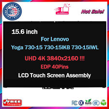 UHD 4K LED LCD Touch Screen Digitizer Assembly w/Bezel for Lenovo Yoga 730-15IKB picture