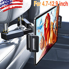 360° Car Back Seat Headrest Mount Tablet Holder for iPad Phone Samsung 4.7-12.9