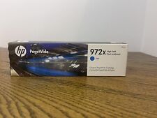 GENUINE HP 972X CYAN High Yield PageWide Cartridge L0R98AN • Date: aug 2020 picture
