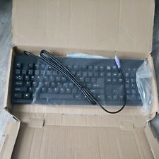 Chicony KB-2961 Vintage Mechanical Click Keyboard PS2 Connector Y2K 90s Black picture