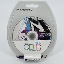 Memorex Designer Series Graffiti 52x speed 700mb 80 min CD-R Discs 10 Pack NIP picture