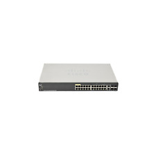 Cisco SG350-28P-K9 24x 10/100/1000 PoE+ 4x Gigabit SFP Managed Switch picture