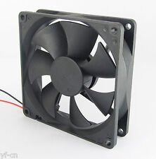 10x Brushless DC Cooling Fan 80x80x25mm 80mm 8025 7 blades 5V 12V 24V  2pin fan picture