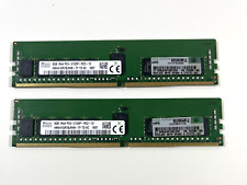 LOT OF 2 HYNIX 8GB 1RX4 PC4-2133P HMA41GR7BJR4N-TF  ECC MEMORY picture