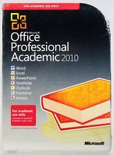 Sealed MICROSOFT Office PROFESSIONAL-ACADEMIC 2010-NOS-FULL Version-T6D-00123 picture