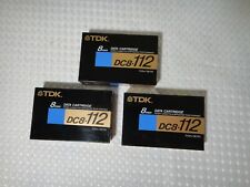 TDK 8mm Data Cartridge DC8-112 112m/367ft Lot of 3 picture