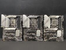Lot of 3 Asus PRIME Z690-P/Z790-P WIFI D4 ATX LGA1700 Motherboard For Parts Read picture