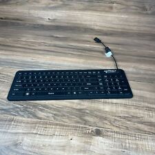 Seal Shield S106G2 R2 Black Seal Glow Silicone Washable Wired Keyboard picture