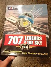 707 Legends Of The Sky for MS Flight Simulator PC CD Boeing aircraft game #T picture
