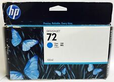 New Genuine HP 72 Cyan Ink Cartridge In Retail Box picture