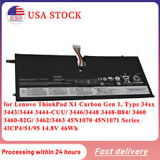 Genuine 45N1070 45N1071 Battery for Lenovo ThinkPad X1 Carbon 3443 3444 3448 X1C picture