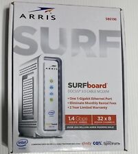 ARRIS Surfboard SB6190 32x8 DOCSIS 3.0 Cable Modem 1.4 Gbps Download picture