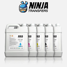 Direct to Film Ink for Epson Printheads 5 Liter Water-based DTF Inks Transfers picture