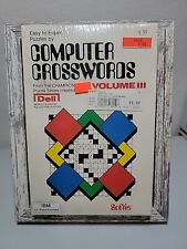 Vintage NIB Computer Crosswords Volume 111 created by Dell- 1984 BRAND NEW picture