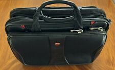 Wenger Swiss Gear Computer Laptop Tablet Carrying Black Briefcase Travel Bag picture