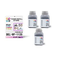 2Pk TRS 1125 Black High Yield Compatible for Dell 1125 MFP Toner Refill Kit picture