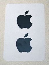 Authentic Apple Sticker Sheet OEM Black From MacBook Pro picture