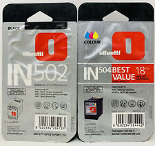 Olivetti B0495 +B0496 Original Black+Colour For Any _ Way / Simple_Way / Photo / picture