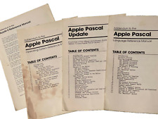 APPLE SET (4) OF UPDATES & GUIDES PASCAL APPLE II RARE VINTAGE LAST ONES picture