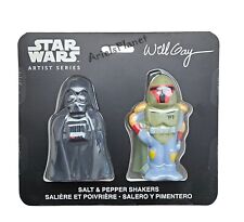 Disney Parks Star Wars Will Gay Artist Series Vader Boba Salt & Pepper Shakers picture