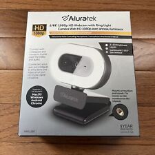 Aluratek Live HD 1080P Webcam with Built-in Adjustable LED Ring Light picture