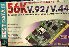 Vintage Best Data 56K Internal Data Fax Modem V.92/V.44 PCI Verion picture
