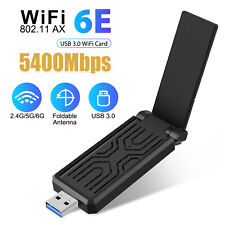 WiFi 6E USB 3.0 WiFi Adapter Tri-Band 2.4G 5G 6G Driver Free for Windows 10/11 picture