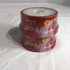 2 Memorex Double Layer DVD+R DL 15 pack 8.5 GB 240 Min 2.4x Blank DVDs RW New picture