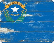 State Flag Of Nevada Mousepad 7 x 9  Distressed Art Photo mouse pad picture