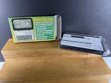 1980'S Personal Organizer Electronic Pocket Data Bank  Vintage NOS  picture