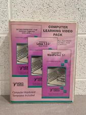 Computer Learning Video Pack 3 VHS Tapes picture