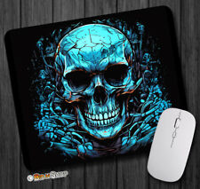 Skull n Bones ~ Mouse Pad / PC Mousepad ~ Graphic Novel Fantasy Gothic Art Gift picture