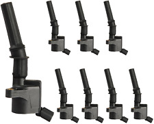 Set of 8 Curved Boot Ignition Coil Pack Compatible with Ford Lincoln Mercury 4.6 picture