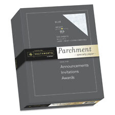 Southworth Parchment Specialty Paper, 24 Lb, 8.5 X 11, Blue, 500/ream New picture