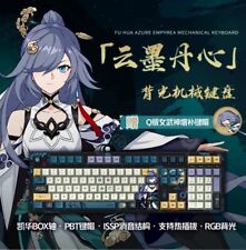 miHoYo Honkai Impact3 Fu Hua Theme RGB PBT Mechanical Keyboard Hot Swappable BN picture