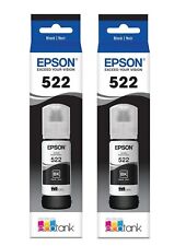 Epson 522 EcoTank Genuine Ink Ultra-high Capacity Black Bottle Twin size 65ml x2 picture
