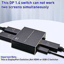DP Bi-direction Switcher 8K@30Hz/4K120Hz/1080P@240Hz  Switcher DC5V Power Supply picture