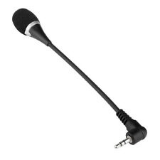 Black Handheld Mini 3.5mm Stereo Mic Audio Microphone For PC Mobile Phone Laptop picture
