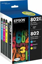 🔥NEW Epson T802XL-BCS DURABrite Ultra Black High Capacity Color Combo Pack🔥 picture