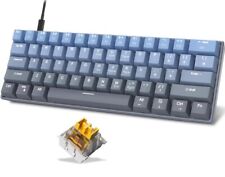 Portable 60% Mechanical Gaming Keyboard, Hot Swappable Blue Whale Switch, RGB picture