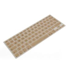 System-S Silicone Keyboard Cover Qwertz for Macbook Proair IMAC Gold picture