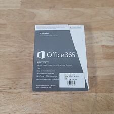 New Sealed Microsoft Office 365 University 4 Yr Subscription Academic for PC Mac picture
