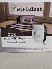 WiFi Blast LV-WR03 Wireless Repeater Range Extender 300mbps Amplifier BRAND NEW picture