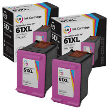 2PK LD CC564WN Compatible HP 61XL TriColor Ink Cartridge Deskjet 1055 1056 1510 picture