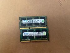 LOT OF 2 SAMSUNG 4GB 2RX8 PC3-12800S LAPTOP RAM MEMORY M471B5273DH0-CK0 W7-1(16) picture