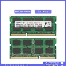 4GB For Samsung DDR3 1066MHz 2RX8 PC3-8500S CL7 SODIMM Laptop Memory RAM Replace picture