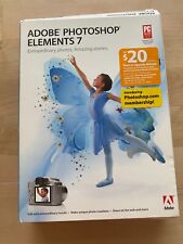 Adobe Photoshop Elements 7 with box and license picture