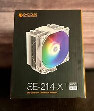 CPU COOLER - ID-COOLING SE-214-XT -WHITE - 4 HEATPIPES ARGB LIGHT SYNC-INTEL/AMD picture
